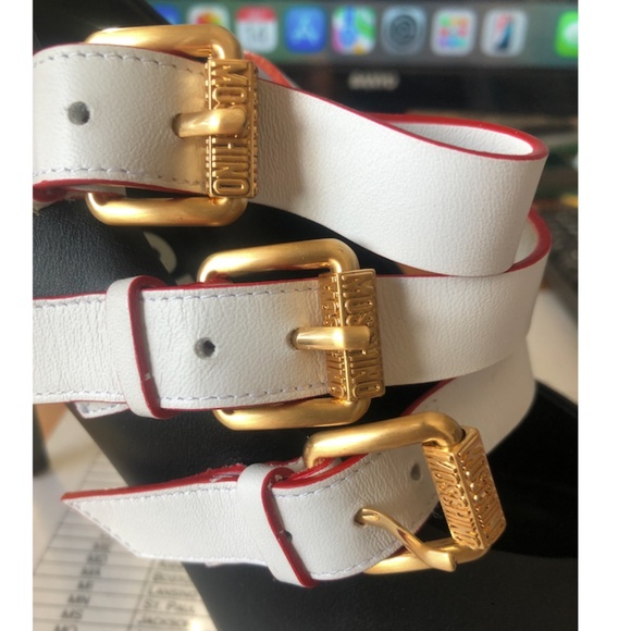 Moschino 'Triple Buckle Strap' 100mm Pumps - Picture 5 of 9